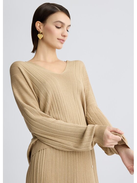 Liu Jo Liu Jo Maglione WA5056MS64JA4342 Beige Regular Fit