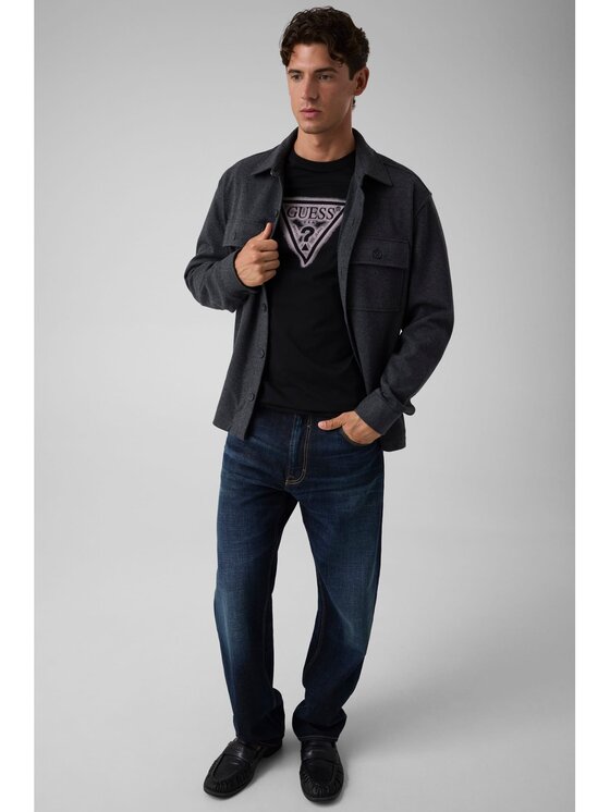 Guess Guess T-Shirt 183983 Černá Classic Fit