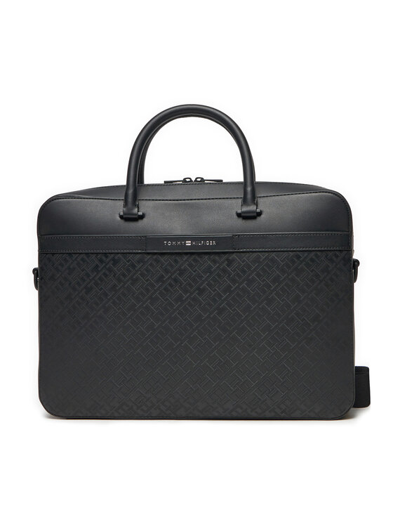 Geantă pentru laptop Tommy Hilfiger AM0AM13104 Negru