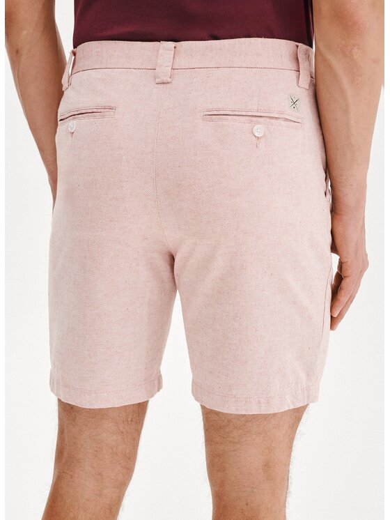 Pako Lorente Pako Lorente Szorty materiałowe P25SF-WS-004 Różowy Classic Fit