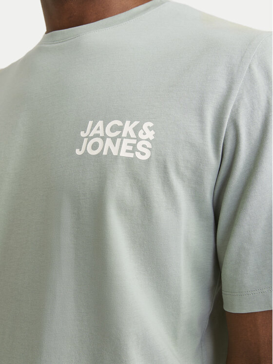 Jack & Jones Jack & Jones Tričko Corp Logo 12151955 Zelená Standard Fit