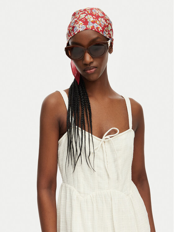 Billabong Billabong Лятна рокля Romantic Vibes EBJWD00155 Кремав Regular Fit