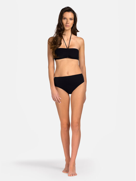 Miss Lou Miss Lou Bikini pezzo sotto D-BE2-CZ Nero