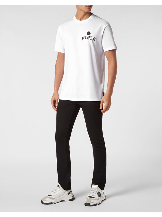 PHILIPP PLEIN PHILIPP PLEIN Tričko 3705 Biela Regular Fit