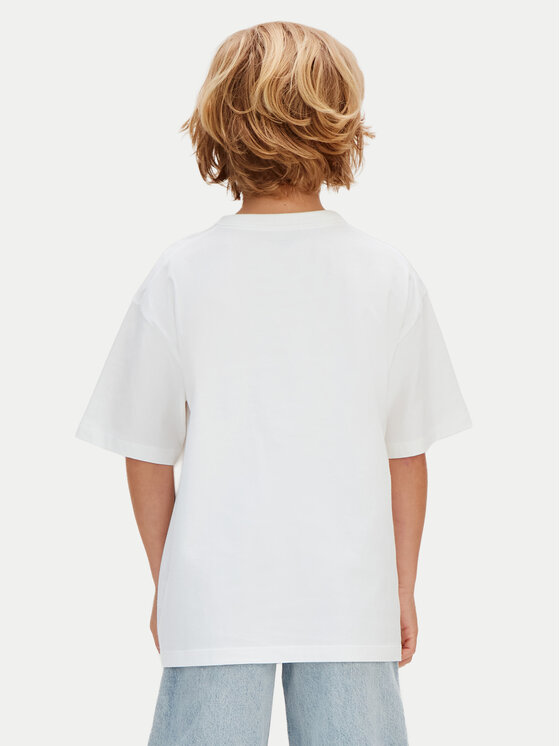 Calvin Klein Jeans Calvin Klein Jeans T-Shirt LVCKSJA02B Biały Relaxed Fit