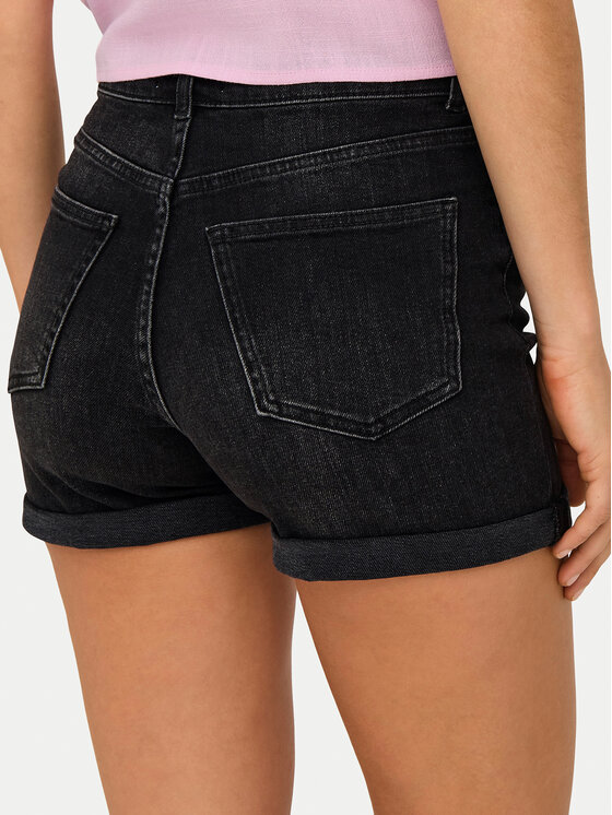 ONLY ONLY Джинсові шорти Josephine 15321381 Чорний Regular Fit