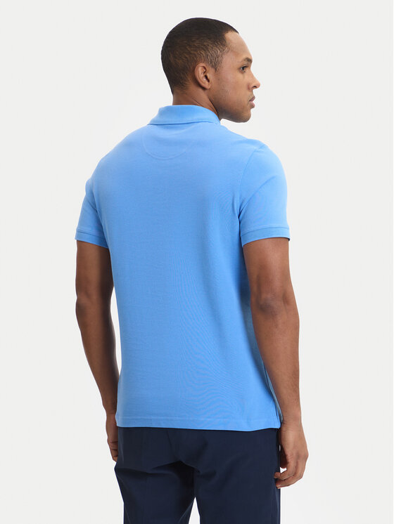 Barbour Barbour Polo marškinėliai Tartan MML0012BL95 Mėlyna Tailored Fit