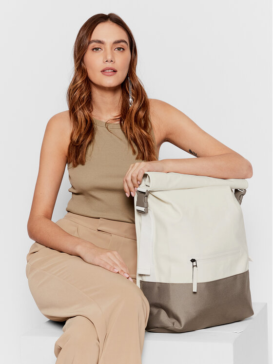 Rains Rucksack Buckle Rolltop Rucksack 13720 Beige Modivo