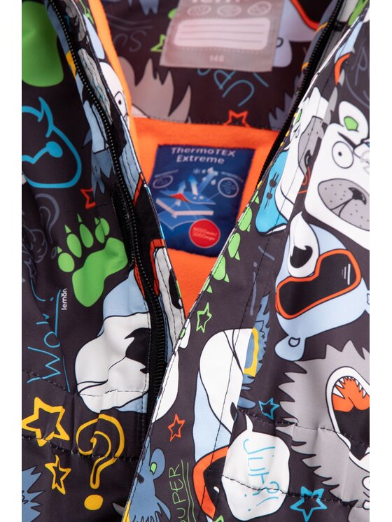 Lemon Explore Lemon Explore Kombinezon zimowy ZL4156206OSB-021 Czarny Regular Fit