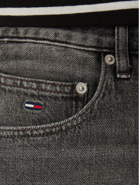 Tommy Jeans Tommy Jeans Kratke traperice Otis DM0DM23066 Crna Regular Fit