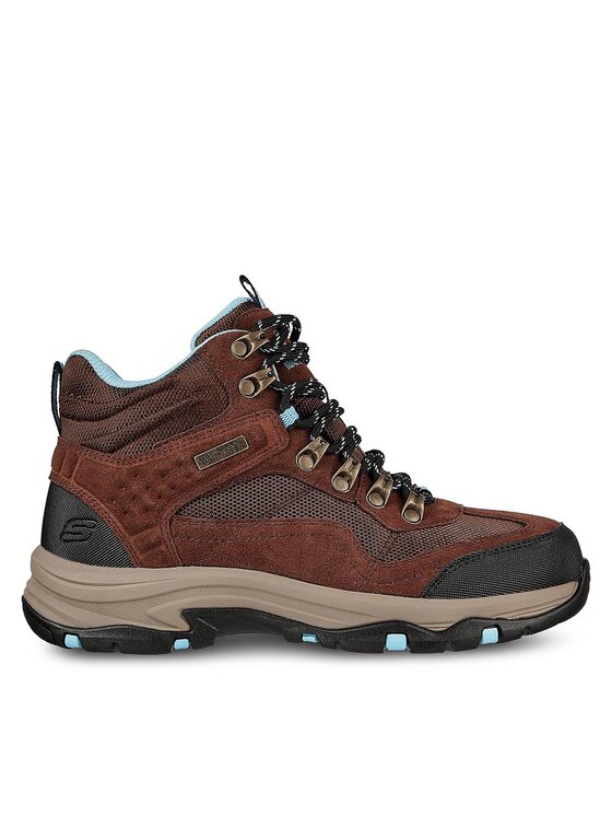 skechers chaussures de trekking trego base camp 167008/choc marron