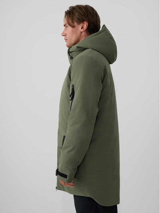 4F 4F Kurtka przejściowa URBAN COMMUTER Zielony Regular Fit