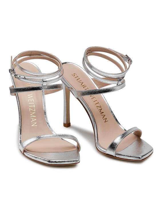 Stuart Weitzman Stuart Weitzman Sandały Ellise S0897 Srebrny