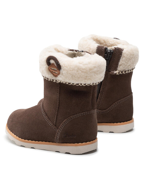 Clarks Clarks Zimske čizme Crown Loop T 261613756 Smeđa