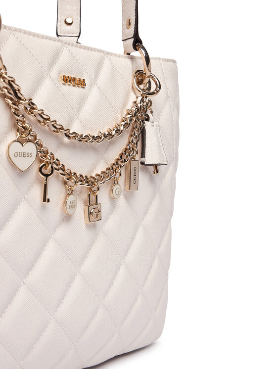 Guess Guess Geantă Libby HWGG99 12250 Alb