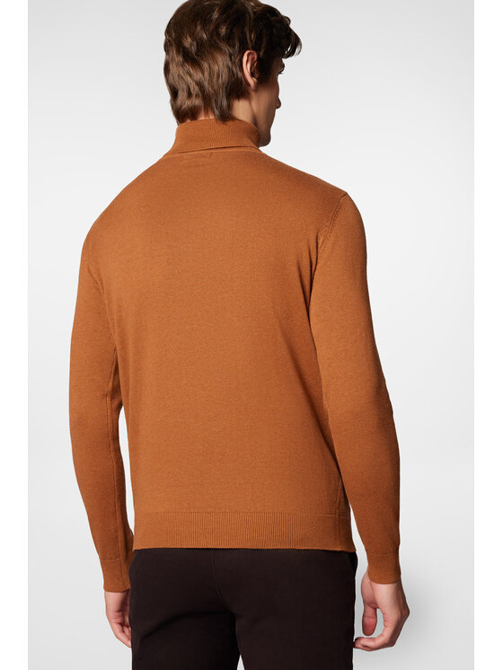 Próchnik Próchnik Golf Golf Camelowy Bawełniany PM5 SW073224000030 Brązowy Slim Fit