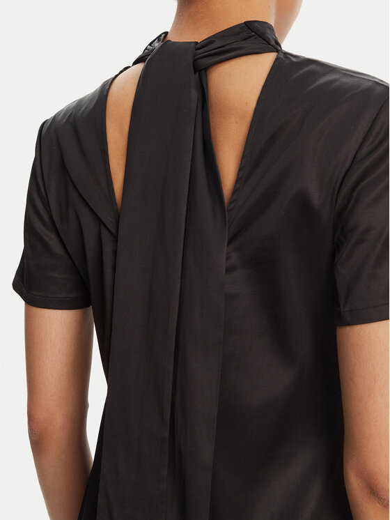 STAUD STAUD Koktel haljina Ilana R25R2208CT Crna Regular Fit