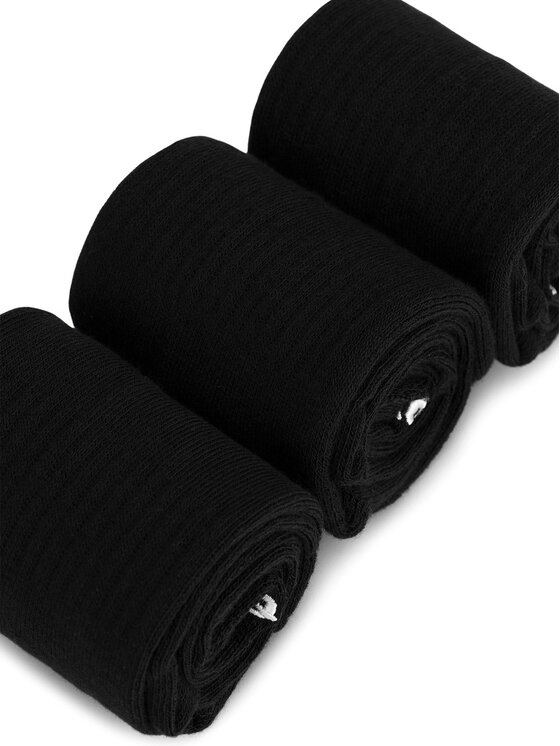 SHAQ Shaq Dlouhé ponožky AS_SHQ_H_001W_SS25 (3-PACK) Černá