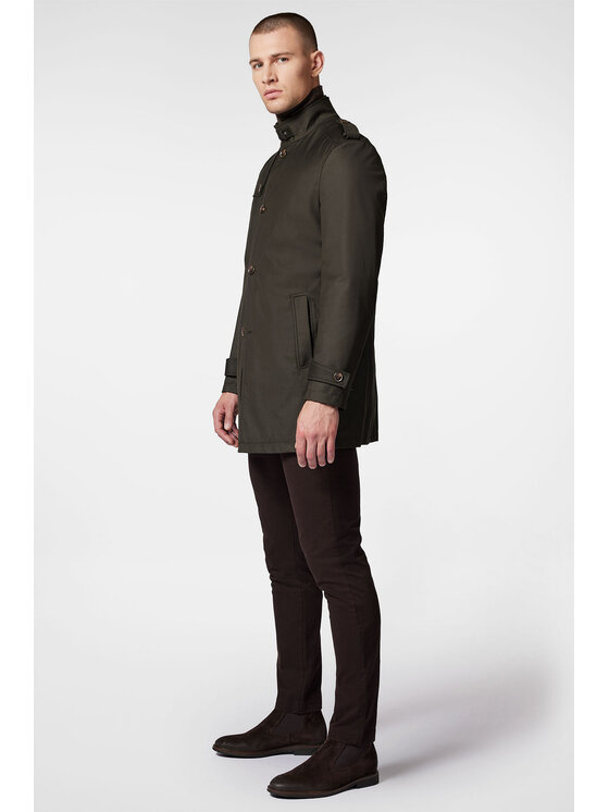 Próchnik Próchnik Płaszcz przejściowy PM2 PC131223000006 Zielony Regular Fit