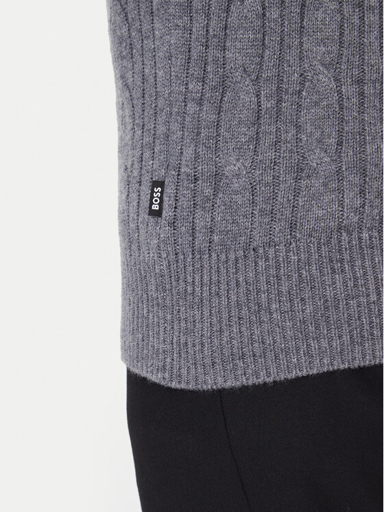 BOSS BOSS Džemperis H-Hetico 50549975 Pelēks Regular Fit