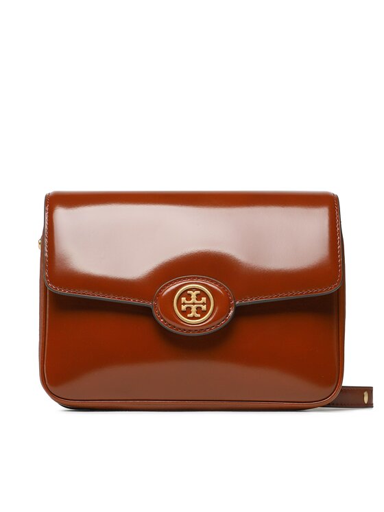 Tory Burch Tory Burch Ročna torba Robinson Spazzolato 143122 Rjava