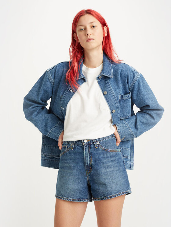 Levi's Džínsové šortky 80'S A46950003 Modrá Loose Fit