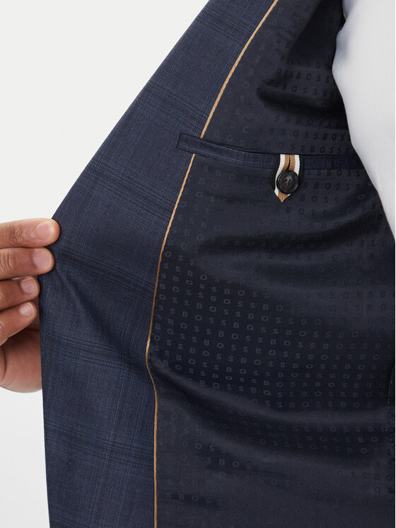 BOSS BOSS Anzug H-Huge 50535401 Blau Slim Fit