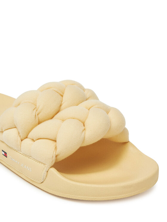Tommy Jeans Tommy Jeans Papucs Tjw Braided Slide EN0EN02764 Sárga