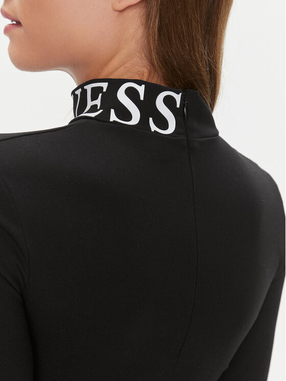 Guess Guess Vestito da giorno Giulia V4RK01 MC04N Nero Slim Fit
