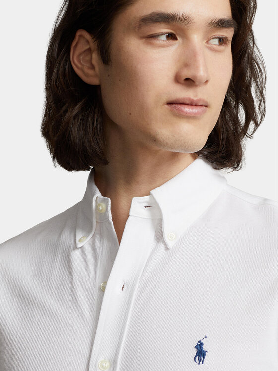 Polo Ralph Lauren Polo Ralph Lauren Srajca 710798291002 Bela Slim Fit