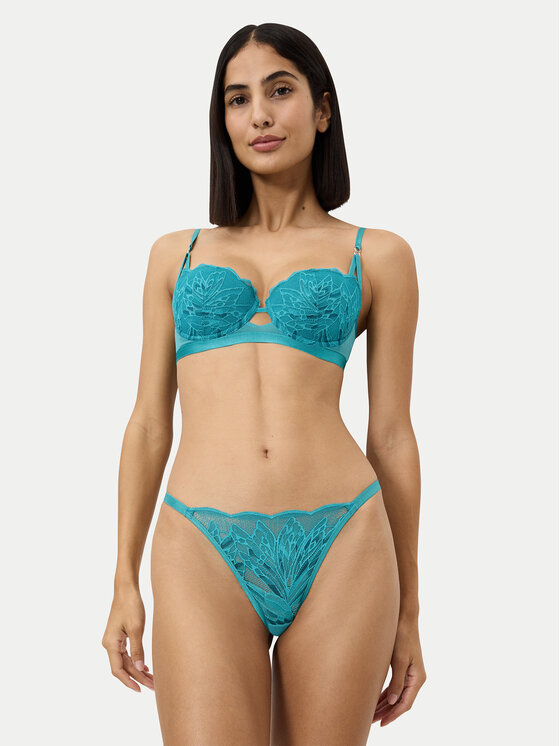 Triumph Triumph Biustonosz balkonetka Crazy Stupid Love 10222359 Niebieski