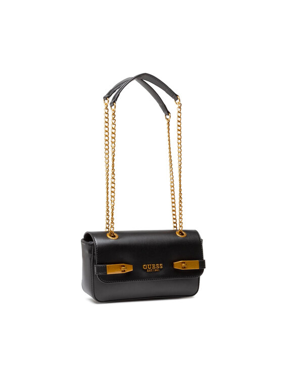 Guess Guess Handtasche Zadie Convertible Xbody Flap HWVB84 15210 Schwarz