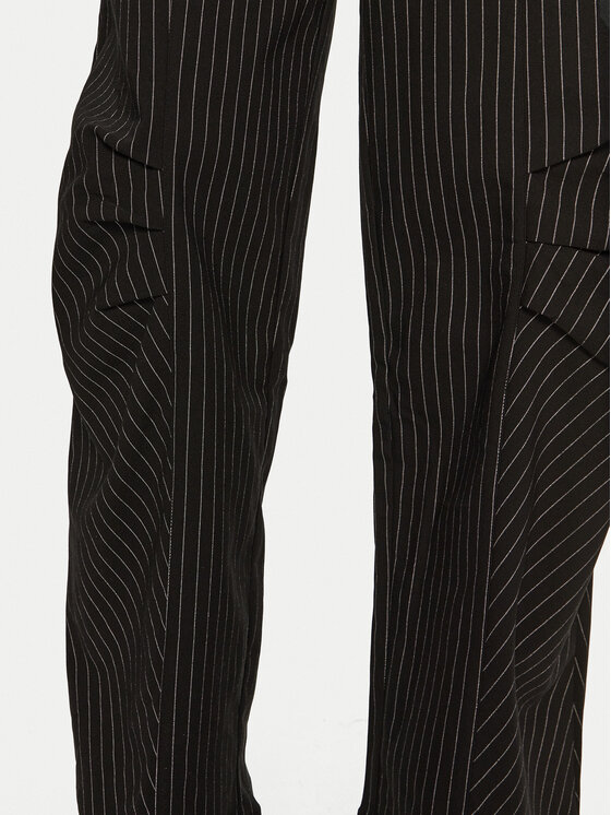 ROTATE ROTATE Spodnie materiałowe Cassandria 1131372470 Czarny Loose Fit