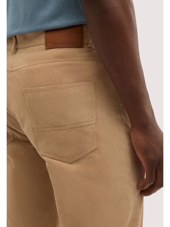 Trussardi Trussardi Pantaloni di tessuto P301M000102N012 Crema Regular Fit