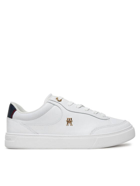 Tommy Hilfiger Tommy Hilfiger Сникърси Essential Chic Court Sneaker FW0FW08579 Бял