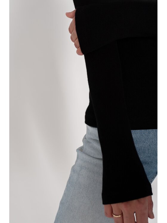 MANDRAGORA MANDRAGORA Blusa snappy Nero Regular Fit