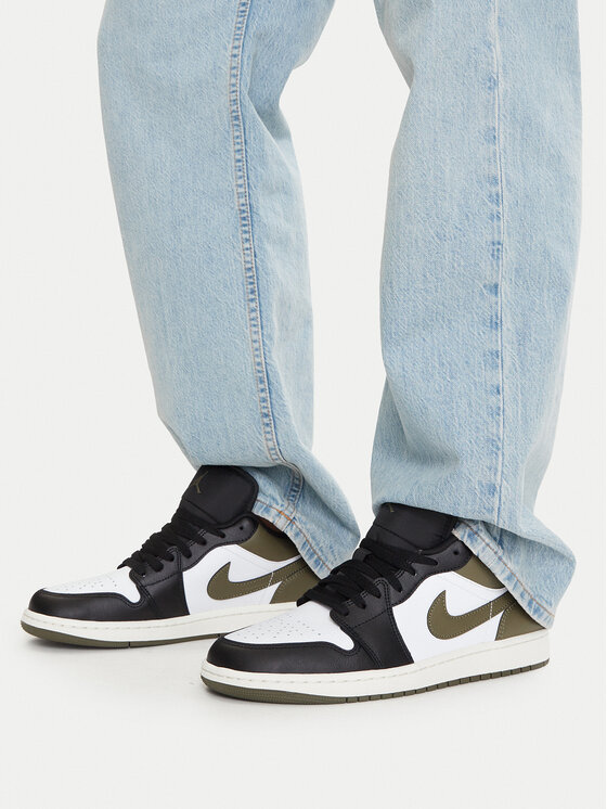 Nike Nike Сникърси Air Jordan Low 1 553558 092 Бял