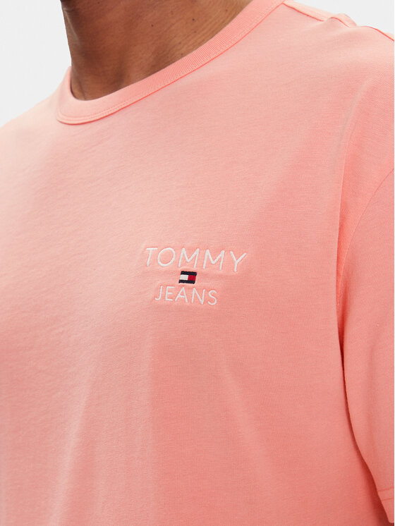Tommy Jeans Tommy Jeans T-shirt DM0DM18872 Ružičasta Regular Fit