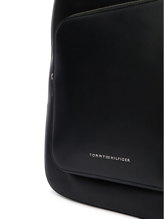 Tommy Hilfiger Tommy Hilfiger Batoh Th Business Leather Backpack AM0AM14162 Černá