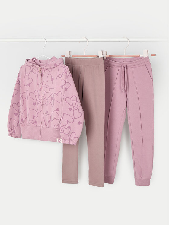 Mayoral Completo 2 pantaloni da tuta e felpa 4888 Rosa Regular Fit, taglia : 2Y