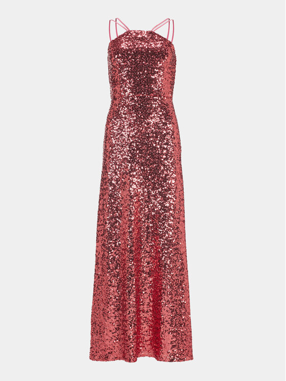 Swing Swing Večerna obleka 5AG05100 Roza Slim Fit