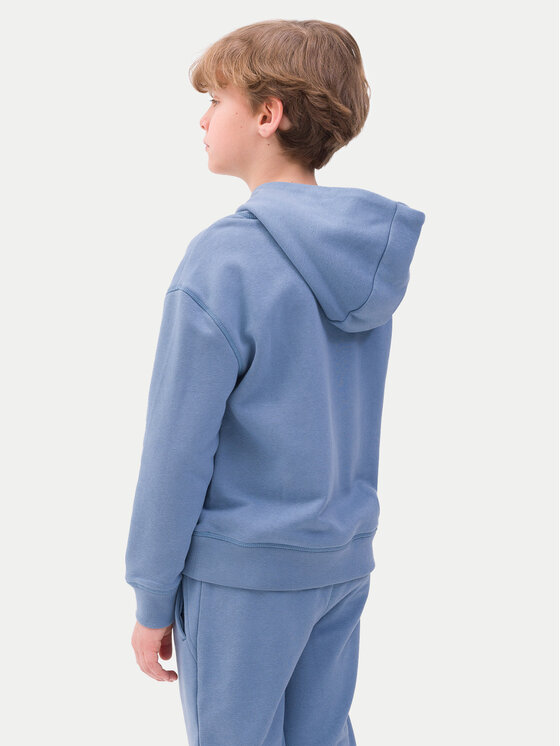 4F 4F Bluză 4FJWSS24TSWSM0935 Albastru Regular Fit