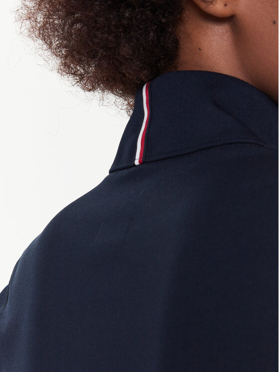 Tommy Hilfiger Tommy Hilfiger Technisches Sweatshirt S10S101580 Dunkelblau Slim Fit