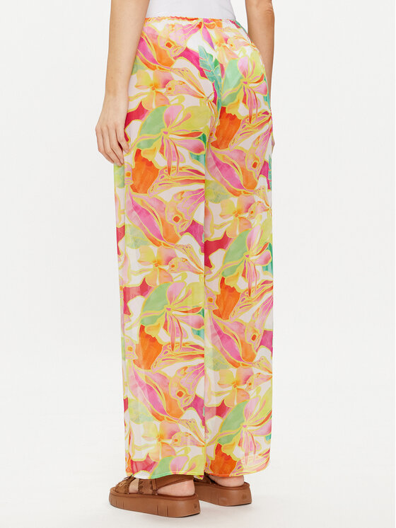 Seafolly Seafolly Spodnie materiałowe 55192-PA Kolorowy Relaxed Fit