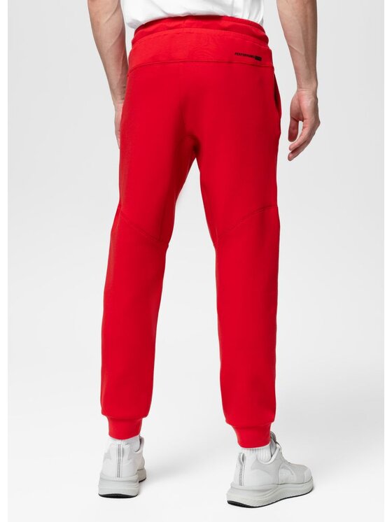 PITBULL PITBULL Spodnie dresowe DOGWOOD POCKET Czerwony Regular Fit