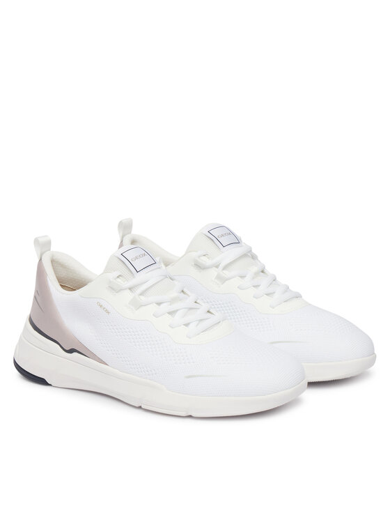 Geox Geox Сникърси U Vittour U65N8B 06K15 C1236 Бял