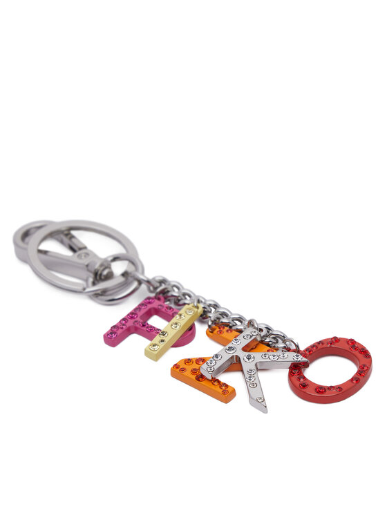 PINKO PINKO Přívěsek Letters Keychain WH1U Stříbrná