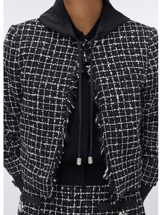 Liu Jo Liu Jo Kurtka damska PA6052TS122P9250 Czarny Regular Fit