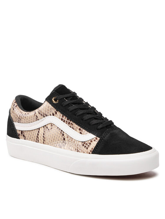 Vans old skool on sale noir et beige