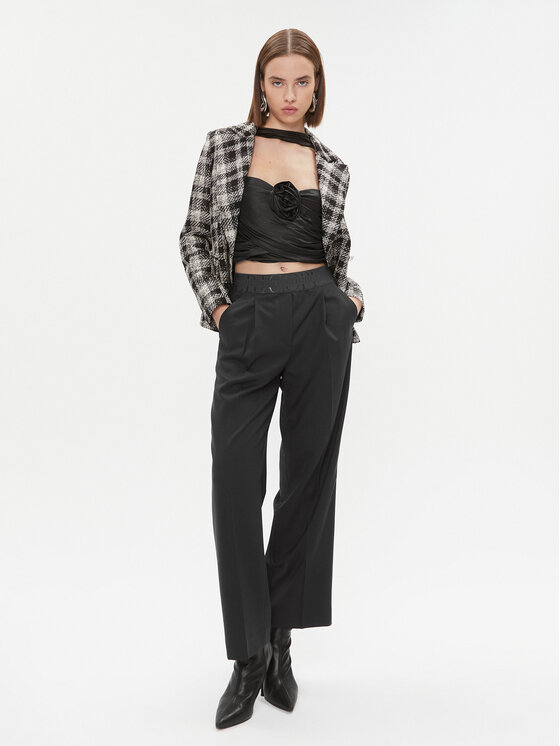 Peserico Peserico Szövet nadrág P04850 Sötétkék Regular Fit
